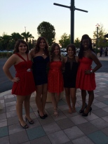My friends and I going to homecoming 2013
