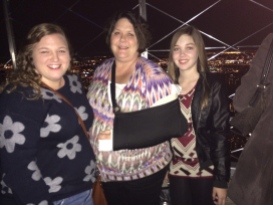 My sister, My mom , and I on the empire state building